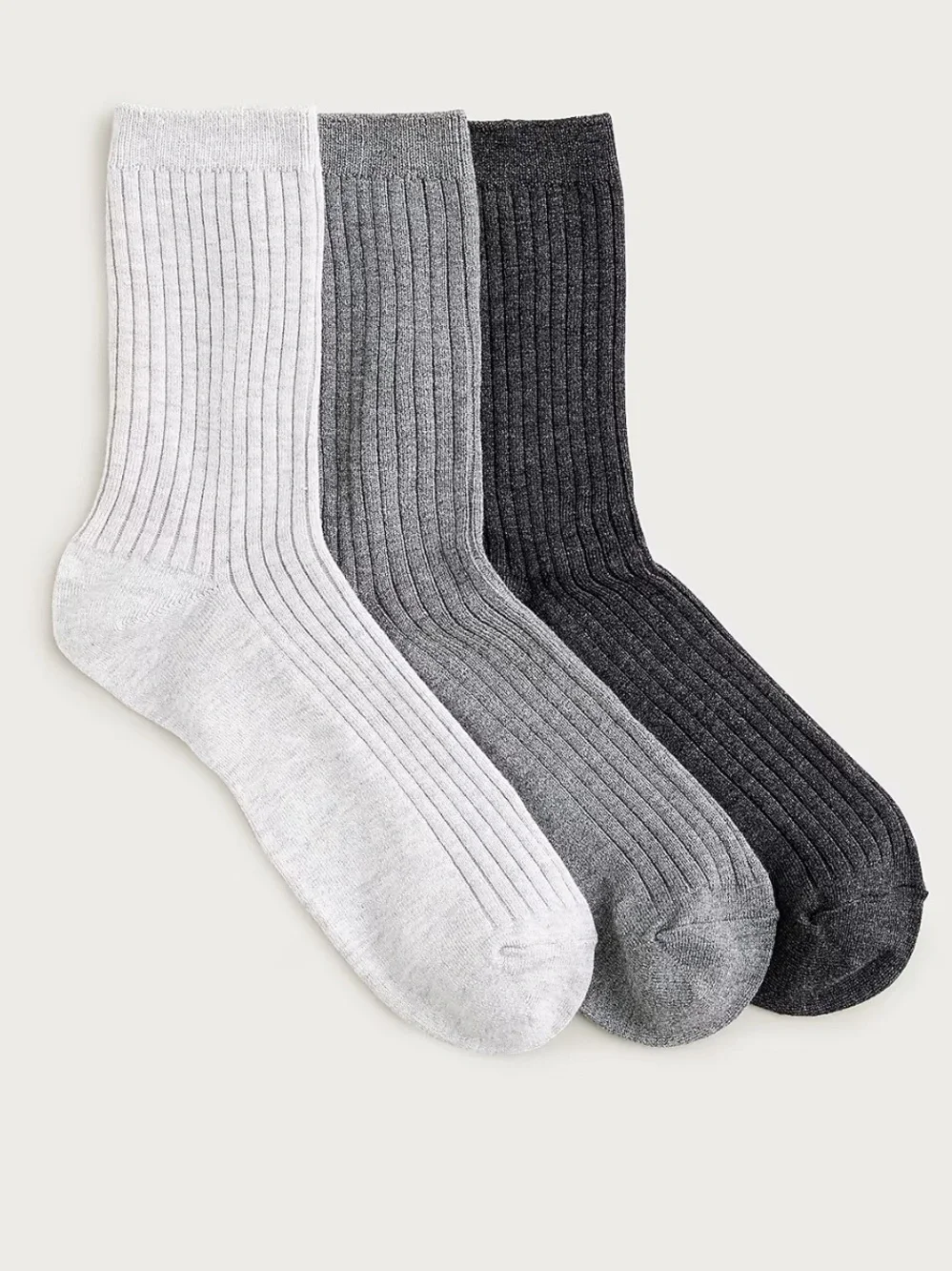 J crew Ribbed trouser socks three-pack Item CD386